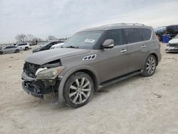 Salvage cars for sale at Haslet, TX auction: 2013 Infiniti QX56