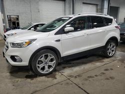 Ford Escape Titanium salvage cars for sale: 2017 Ford Escape Titanium