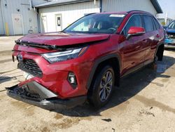 Vehiculos salvage en venta de Copart Pekin, IL: 2022 Toyota Rav4 XLE Premium