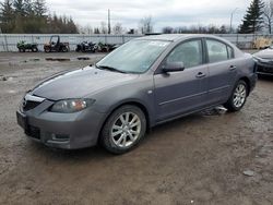 Salvage cars for sale at Bowmanville, ON auction: 2007 Mazda 3 I