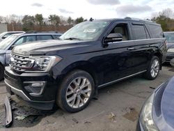 Salvage cars for sale at Exeter, RI auction: 2018 Ford Expedition Limited
