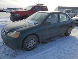 Honda Civic DX salvage cars for sale: 2001 Honda Civic DX