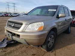 Salvage cars for sale from Copart Elgin, IL: 2004 Honda Pilot EXL
