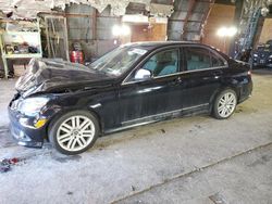 Mercedes-Benz salvage cars for sale: 2009 Mercedes-Benz C 300 4matic