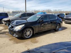 Salvage cars for sale at Louisville, KY auction: 2013 Infiniti G37 Base