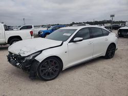 Salvage cars for sale from Copart Houston, TX: 2022 Cadillac CT5 Sport