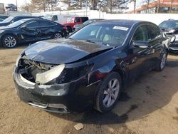 Salvage cars for sale at New Britain, CT auction: 2013 Acura TL Tech