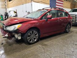 Salvage cars for sale from Copart Anchorage, AK: 2012 Subaru Impreza Sport Limited