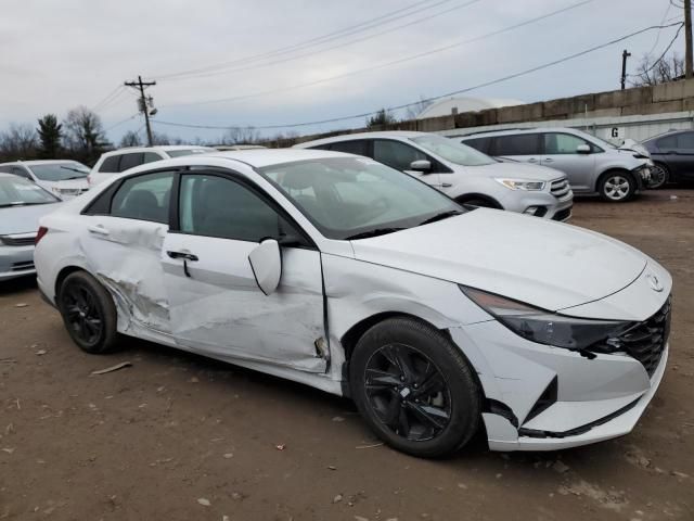 2022 Hyundai Elantra Blue