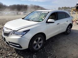 Salvage cars for sale at Windsor, NJ auction: 2015 Acura MDX