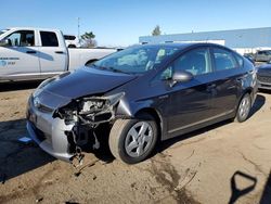 Salvage cars for sale from Copart Woodhaven, MI: 2011 Toyota Prius