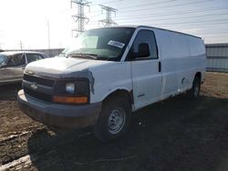 Chevrolet salvage cars for sale: 2005 Chevrolet Express G2500