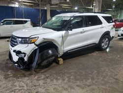 Salvage cars for sale from Copart Woodhaven, MI: 2023 Ford Explorer XLT
