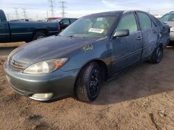 Toyota Camry salvage cars for sale: 2002 Toyota Camry LE