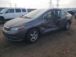 Honda salvage cars for sale: 2012 Honda Civic EX