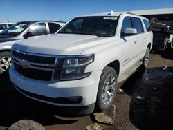 Chevrolet salvage cars for sale: 2015 Chevrolet Suburban K1500 LT