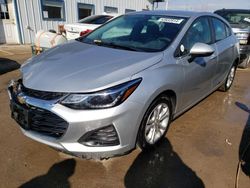 Chevrolet Cruze LT salvage cars for sale: 2019 Chevrolet Cruze LT