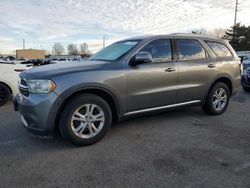 Salvage cars for sale from Copart Moraine, OH: 2011 Dodge Durango Crew
