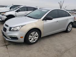 Chevrolet salvage cars for sale: 2016 Chevrolet Cruze Limited LS