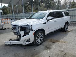 Vehiculos salvage en venta de Copart Savannah, GA: 2021 GMC Yukon XL Denali