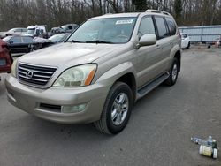 Salvage cars for sale at Glassboro, NJ auction: 2005 Lexus GX 470