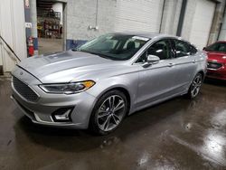 Salvage cars for sale at Ham Lake, MN auction: 2020 Ford Fusion Titanium