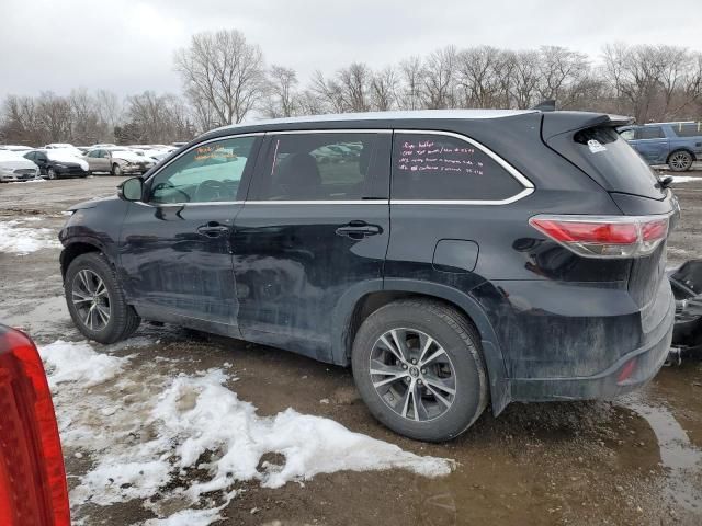 2016 Toyota Highlander XLE