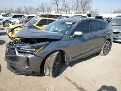 Salvage cars for sale at Bridgeton, MO auction: 2024 Acura RDX A-SPEC Advance