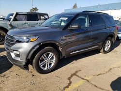 Salvage cars for sale at Woodhaven, MI auction: 2023 Ford Explorer XLT