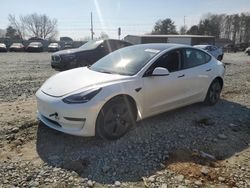 Salvage cars for sale from Copart Mebane, NC: 2022 Tesla Model 3