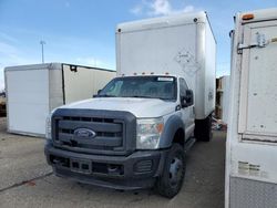 Salvage cars for sale from Copart Woodhaven, MI: 2012 Ford F550 Super Duty