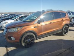 Salvage cars for sale at Grand Prairie, TX auction: 2017 Ford Escape SE