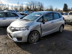 Salvage cars for sale at Portland, OR auction: 2015 Honda FIT LX