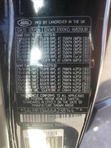 2006 Land Rover Range Rover Supercharged