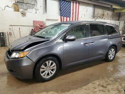 Salvage cars for sale from Copart Casper, WY: 2016 Honda Odyssey EXL