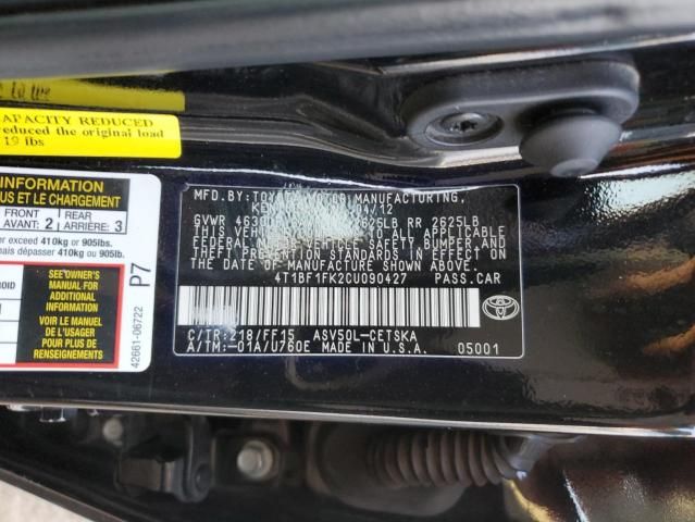 2012 Toyota Camry Base