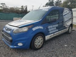 Salvage trucks for sale at Riverview, FL auction: 2014 Ford Transit Connect XLT