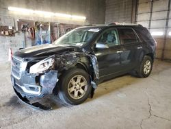 Salvage cars for sale at Angola, NY auction: 2015 GMC Acadia SLE