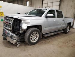 Salvage cars for sale from Copart Blaine, MN: 2015 Chevrolet Silverado K1500 LT