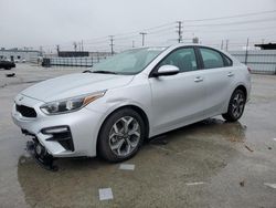 Salvage cars for sale from Copart Sun Valley, CA: 2021 KIA Forte FE