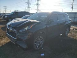 Toyota Highlander Platinum salvage cars for sale: 2020 Toyota Highlander Platinum