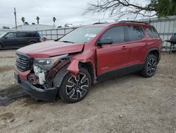 Salvage cars for sale from Copart Mercedes, TX: 2019 GMC Acadia SLT-1