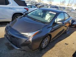 Salvage cars for sale at Bridgeton, MO auction: 2017 Toyota Prius