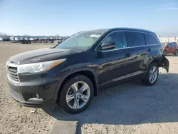 Salvage cars for sale from Copart Earlington, KY: 2014 Toyota Highlander Limited