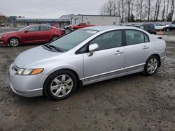 Salvage cars for sale from Copart Arlington, WA: 2008 Honda Civic LX