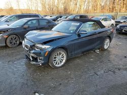 BMW 2 Series salvage cars for sale: 2016 BMW 228 XI Sulev