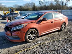 Salvage cars for sale at Augusta, GA auction: 2015 Hyundai Sonata Sport