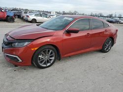 Honda salvage cars for sale: 2019 Honda Civic EXL