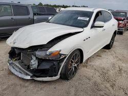 Salvage cars for sale at Houston, TX auction: 2018 Maserati Levante S Luxury