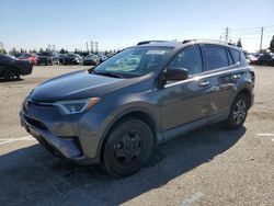 Salvage cars for sale at Rancho Cucamonga, CA auction: 2017 Toyota Rav4 LE